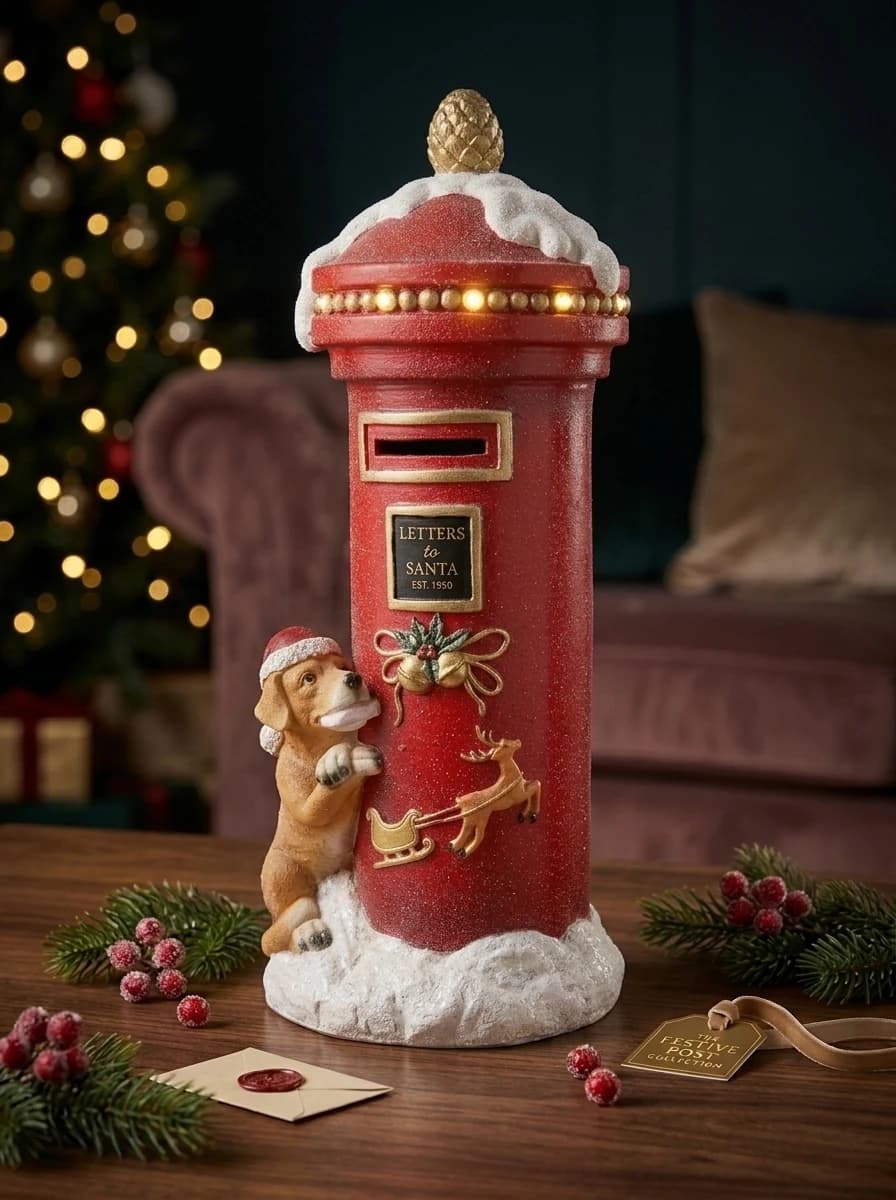 Dog Posting Letter Mailbox Ornament thumbnail 4