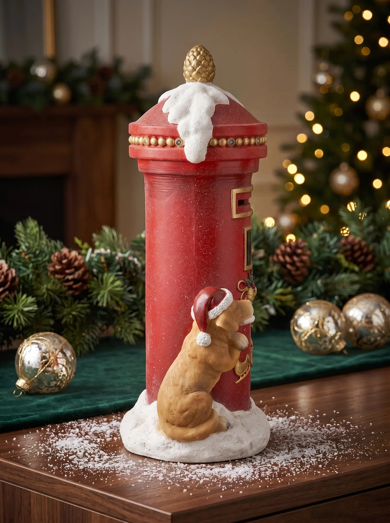 Dog Posting Letter Mailbox Ornament thumbnail 6
