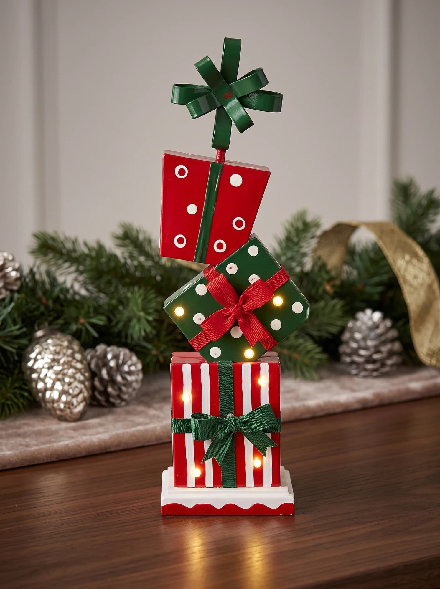 Stacked Gift Box Tower