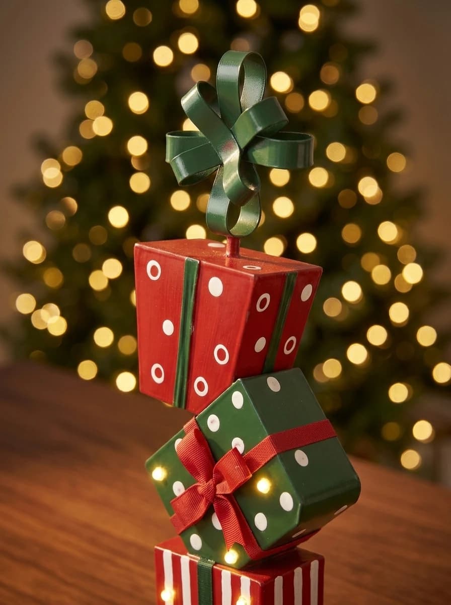 Stacked Gift Box Tower thumbnail 3