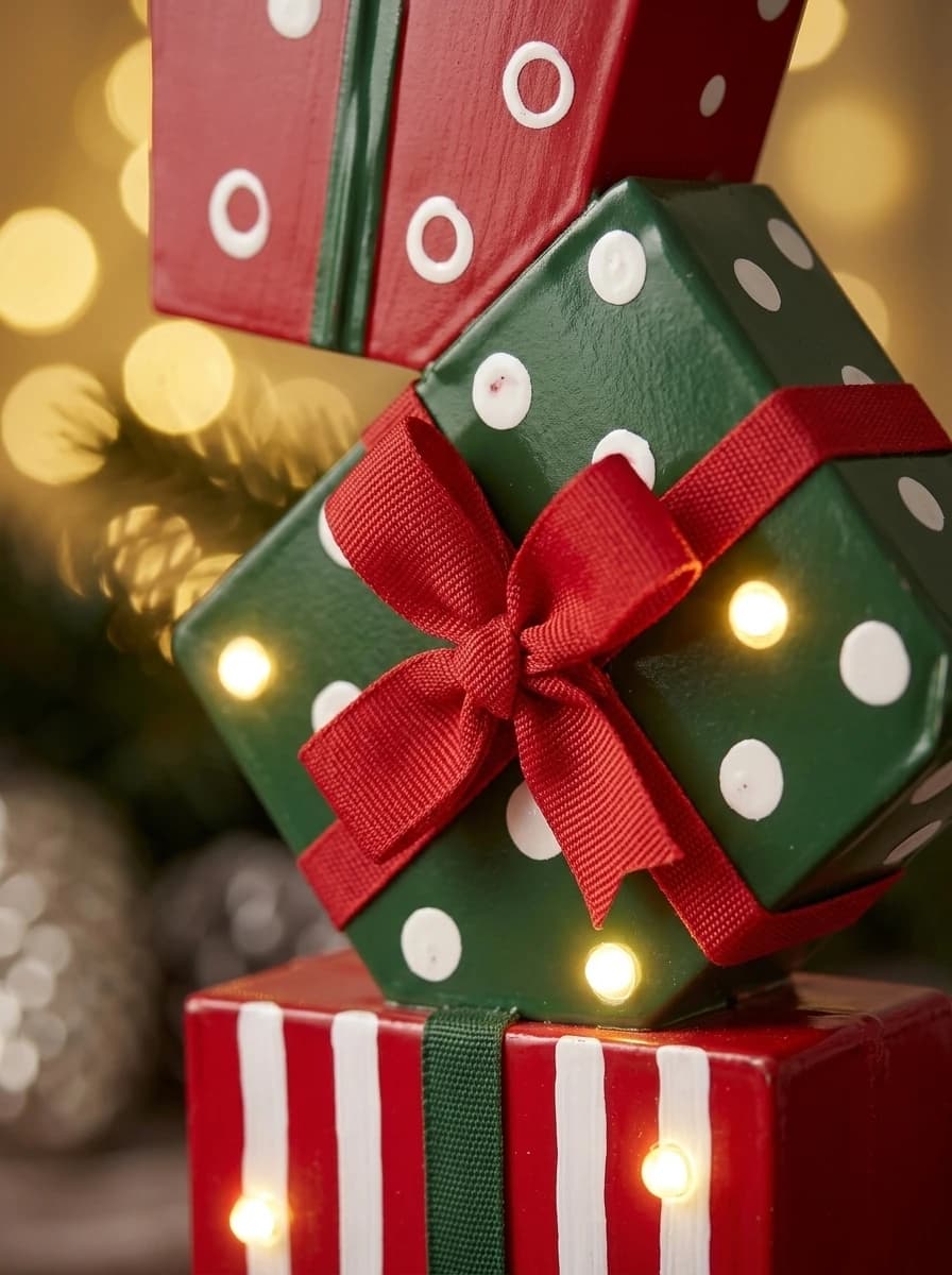Stacked Gift Box Tower thumbnail 4