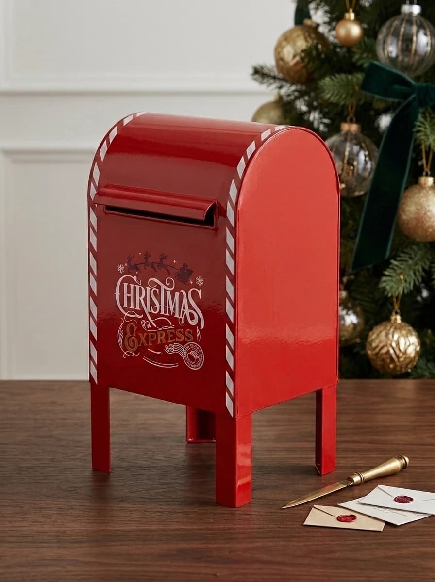 Red Christmas Postbox thumbnail 6