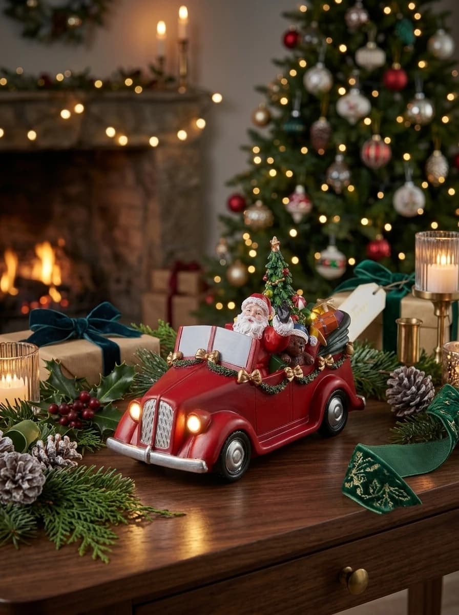 Santa's Vintage Christmas Car thumbnail 6