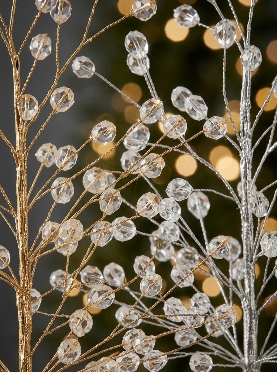 Beaded Wire Christmas Tree thumbnail 3