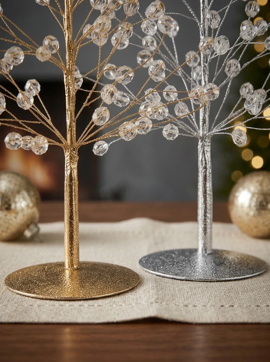 Beaded Wire Christmas Tree thumbnail 4
