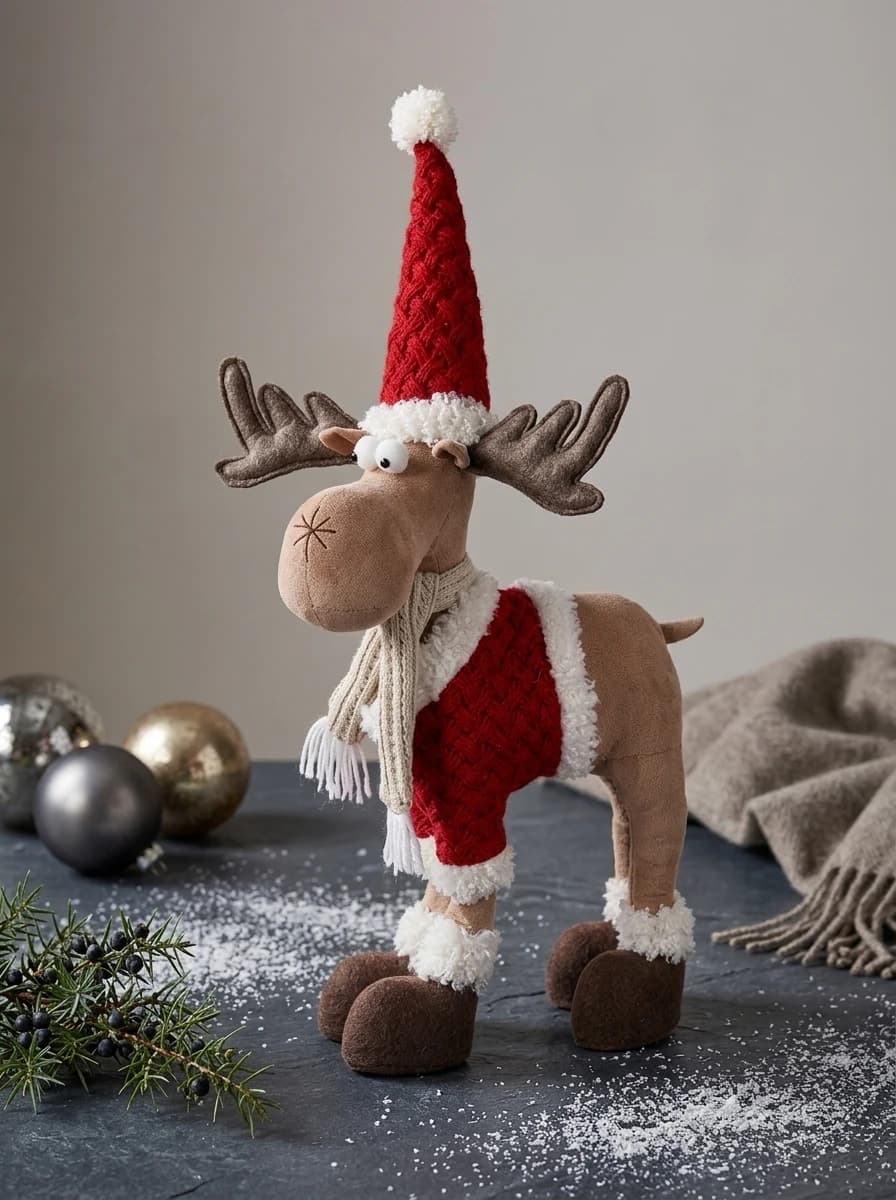 Plush Standing Moose, 65cm thumbnail 2