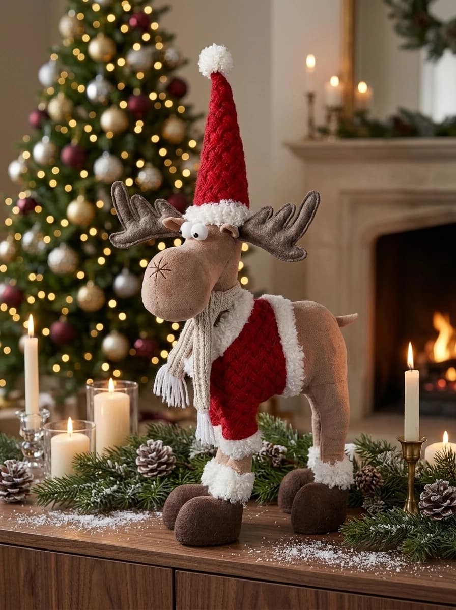 Plush Standing Moose, 65cm thumbnail 4