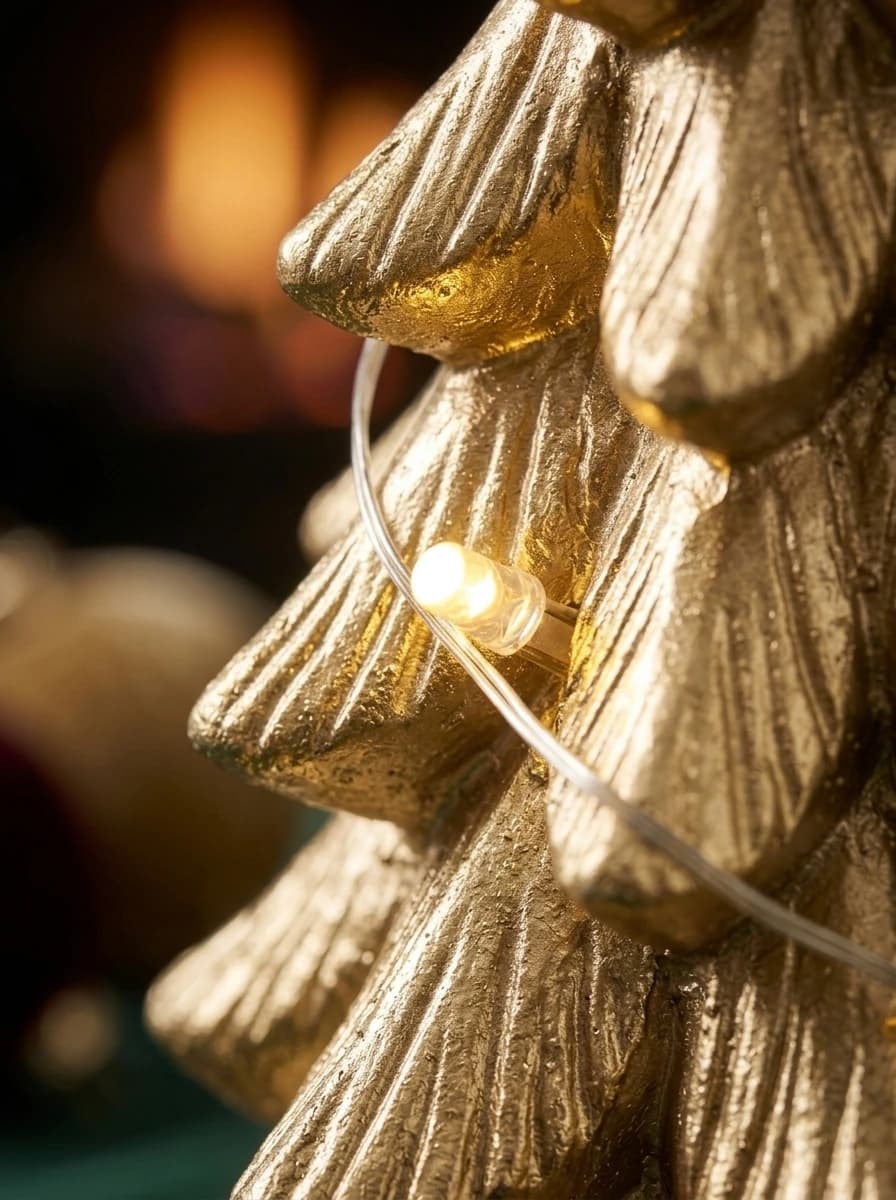 Gold LED Christmas Tree thumbnail 5