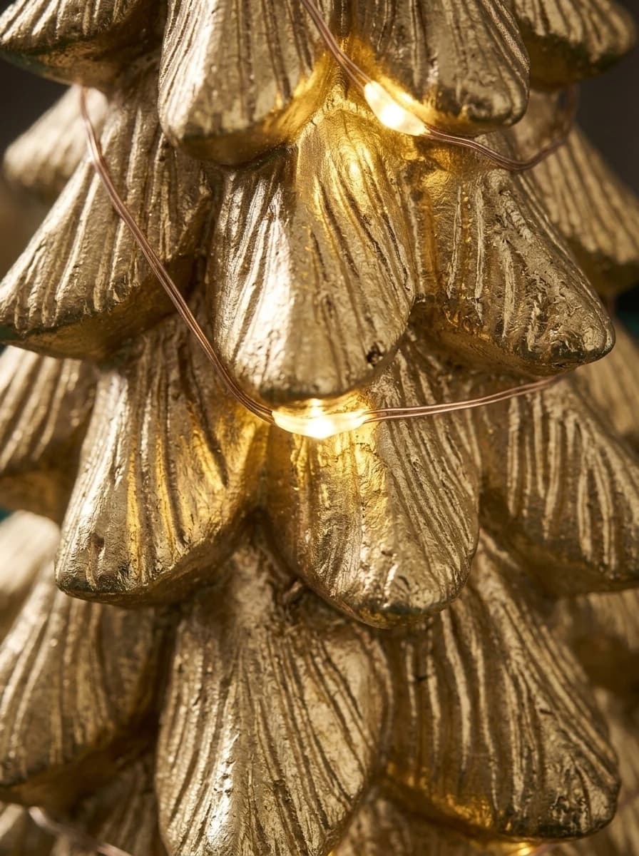 Gold LED Christmas Tree thumbnail 6