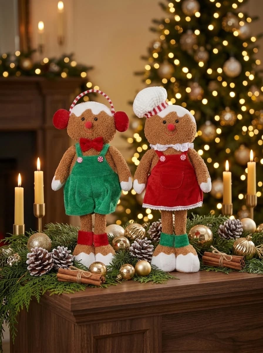 Plush Gingerbread Pair thumbnail 3