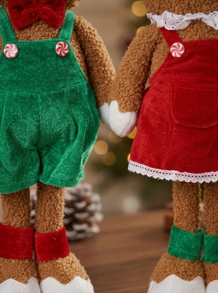Plush Gingerbread Pair thumbnail 4