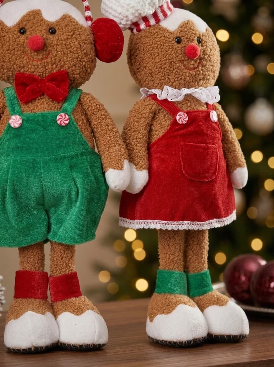 Plush Gingerbread Pair thumbnail 5