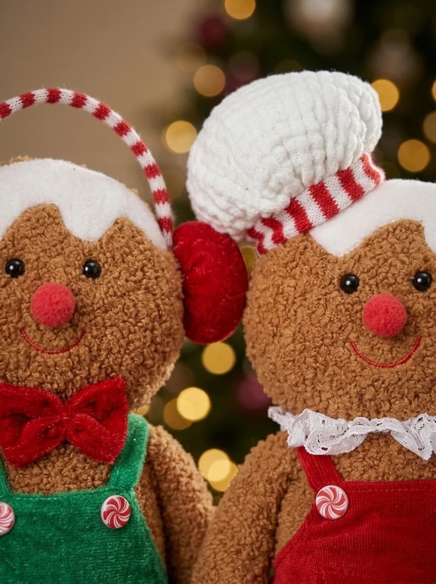 Plush Gingerbread Pair thumbnail 6
