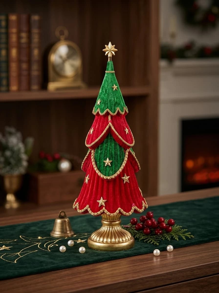Ornamental Christmas Tree Figure