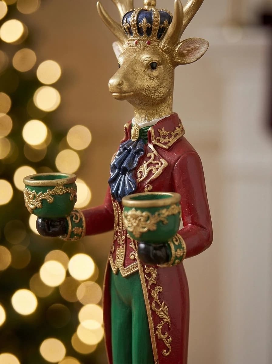 Standing Reindeer Tealight Figure thumbnail 4