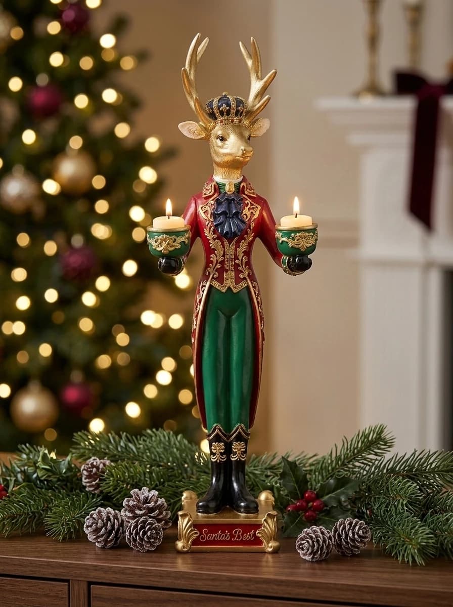 Standing Reindeer Tealight Figure thumbnail 5