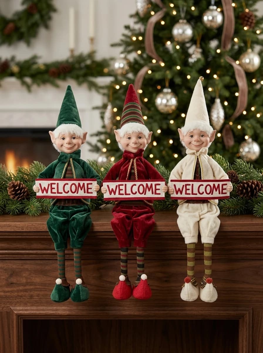 Welcome Elf Trio, 88cm