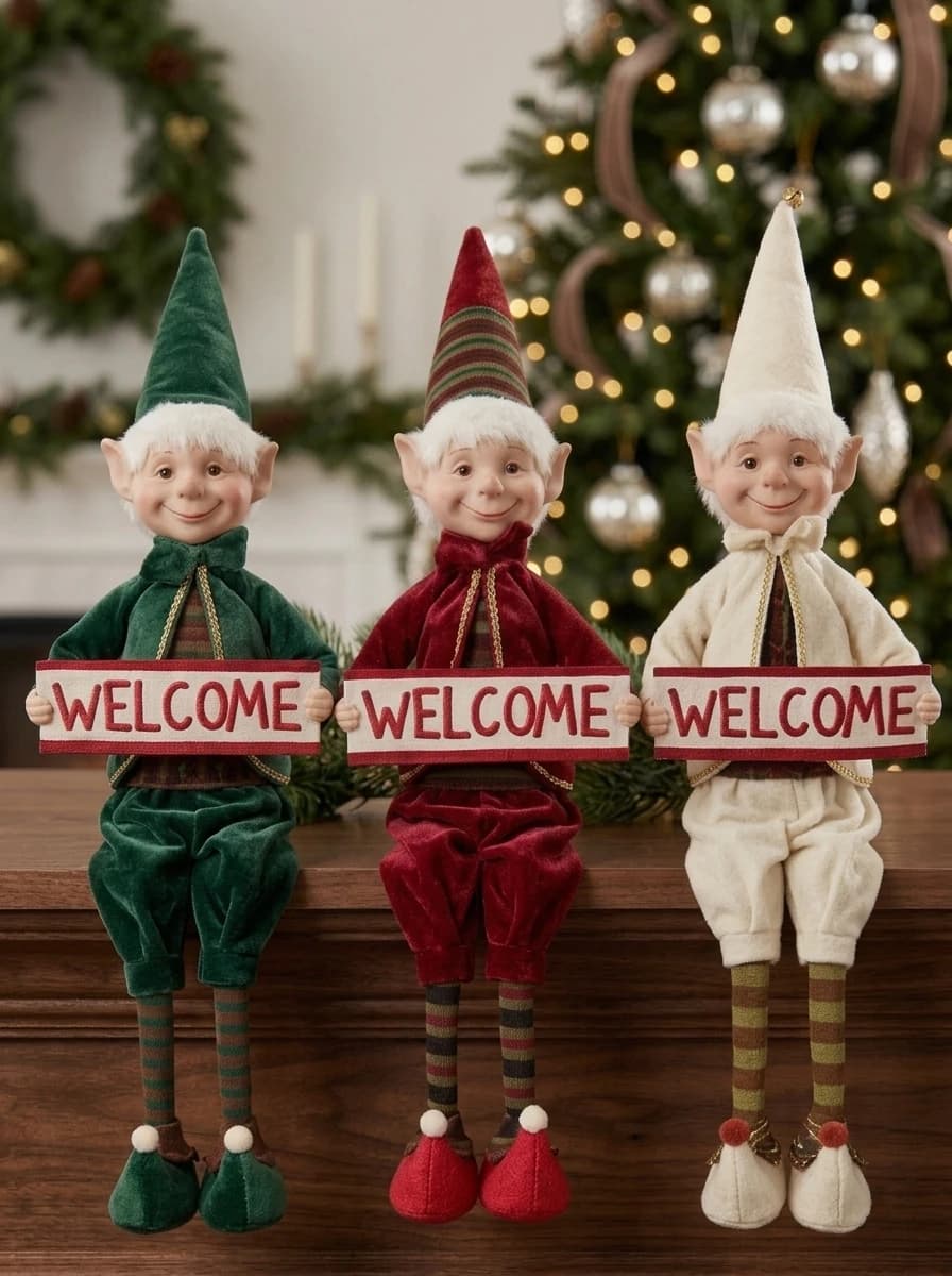 Welcome Elf Trio, 88cm thumbnail 2