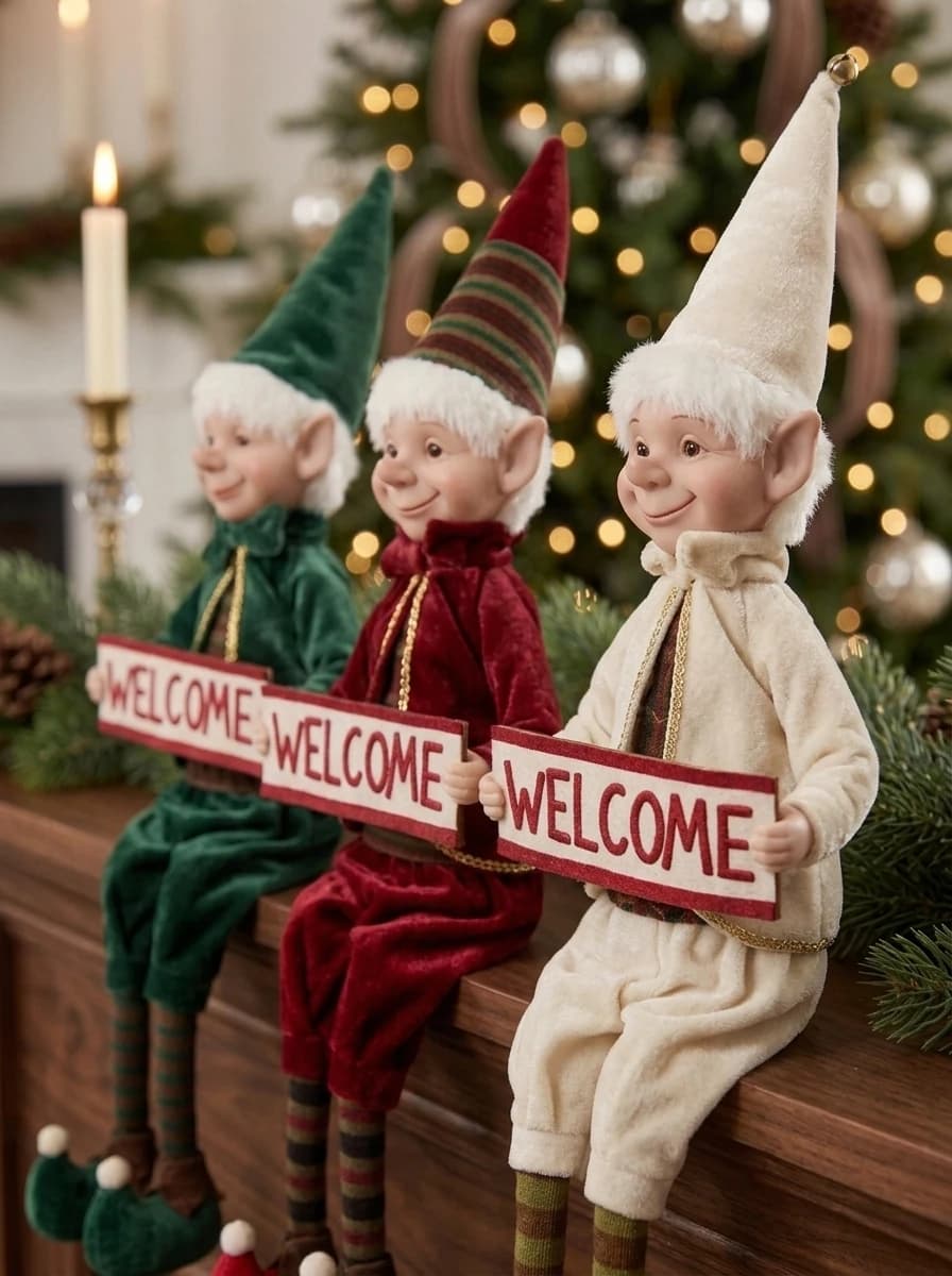 Welcome Elf Trio, 88cm thumbnail 3