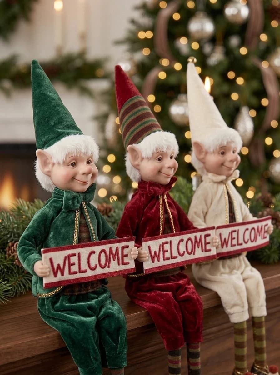 Welcome Elf Trio, 88cm thumbnail 5