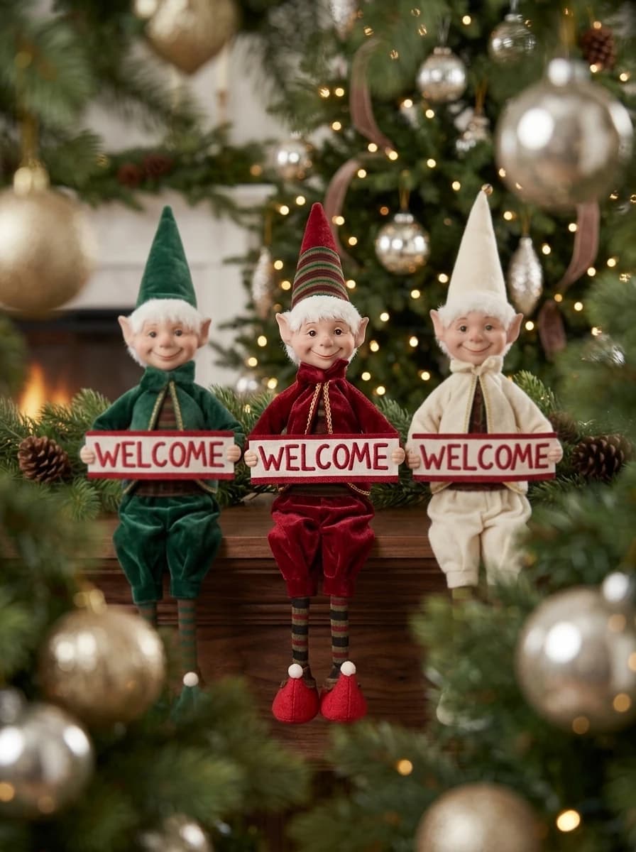 Welcome Elf Trio, 88cm thumbnail 6