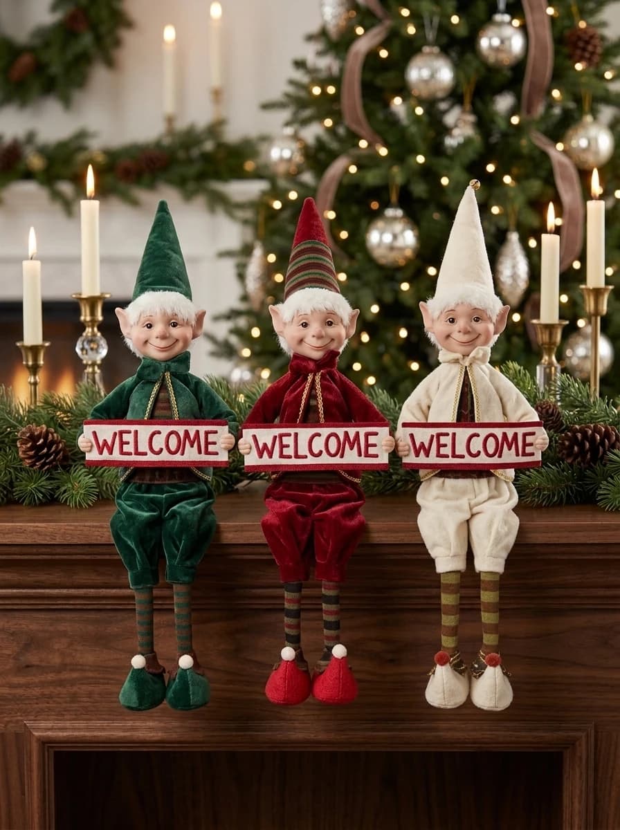 Welcome Elf Trio, 88cm thumbnail 8