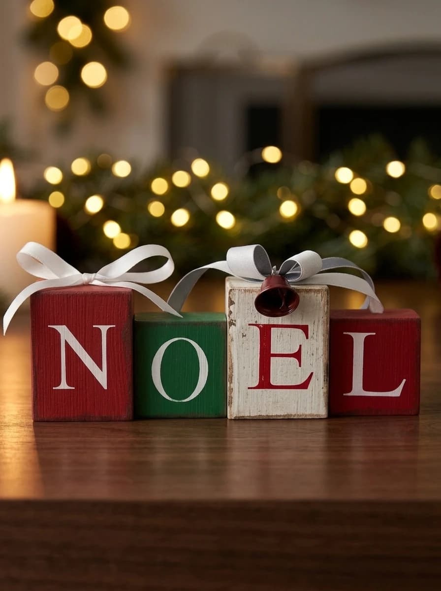 NOEL Wooden Block Set