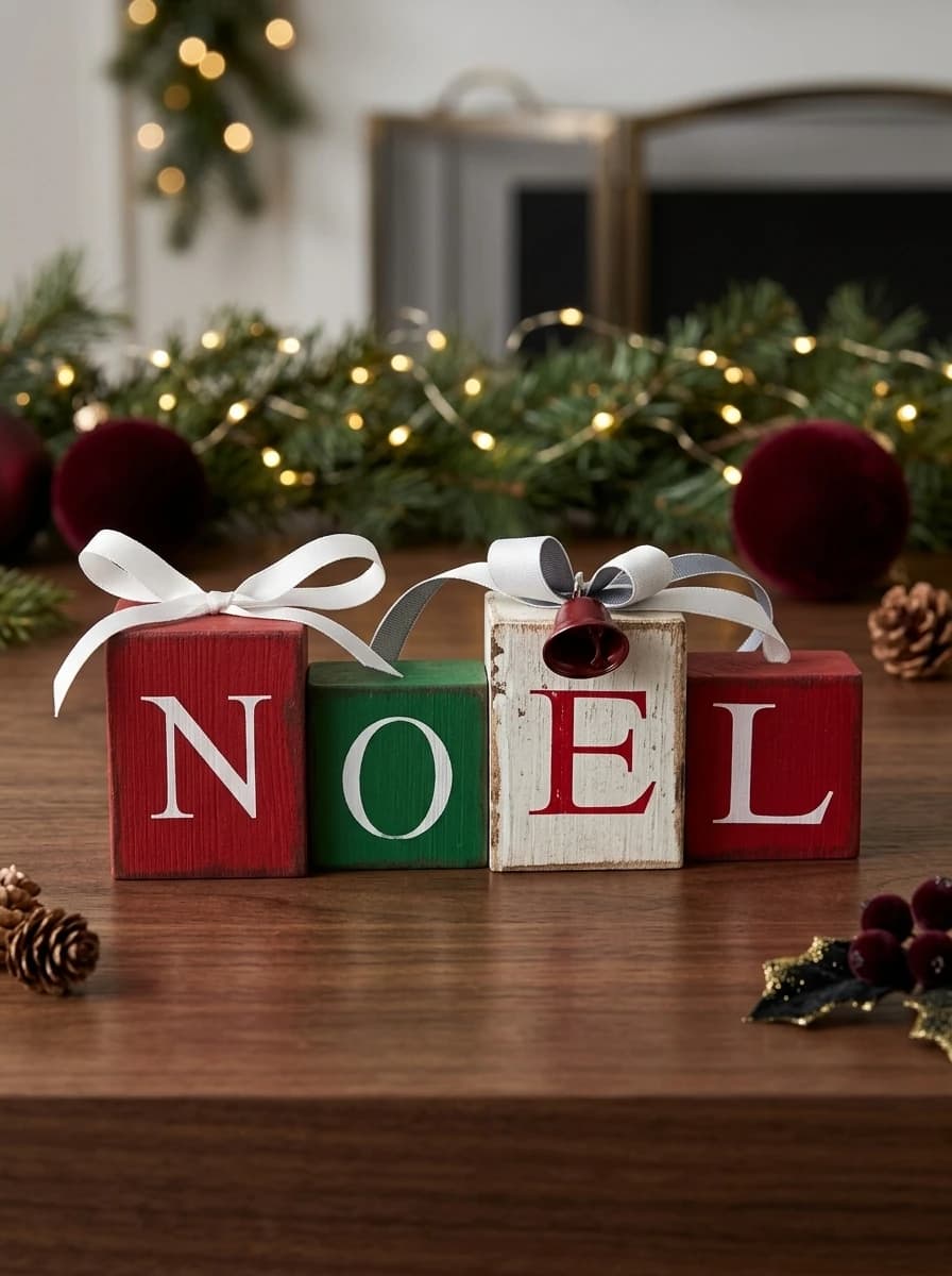 NOEL Wooden Block Set thumbnail 3
