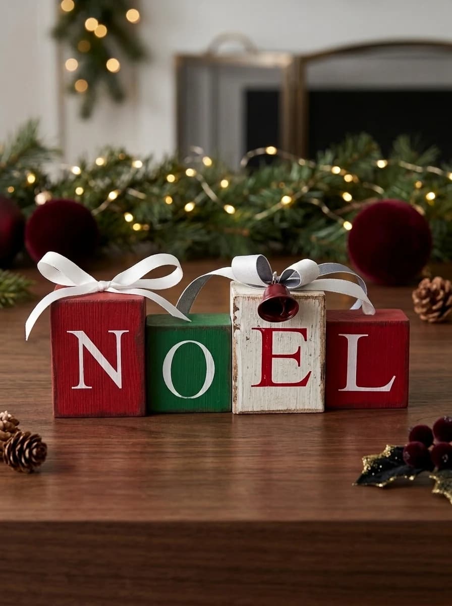 NOEL Wooden Block Set thumbnail 4