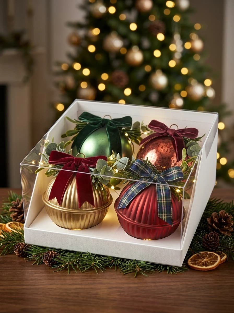 Red Christmas Bell Set thumbnail 3