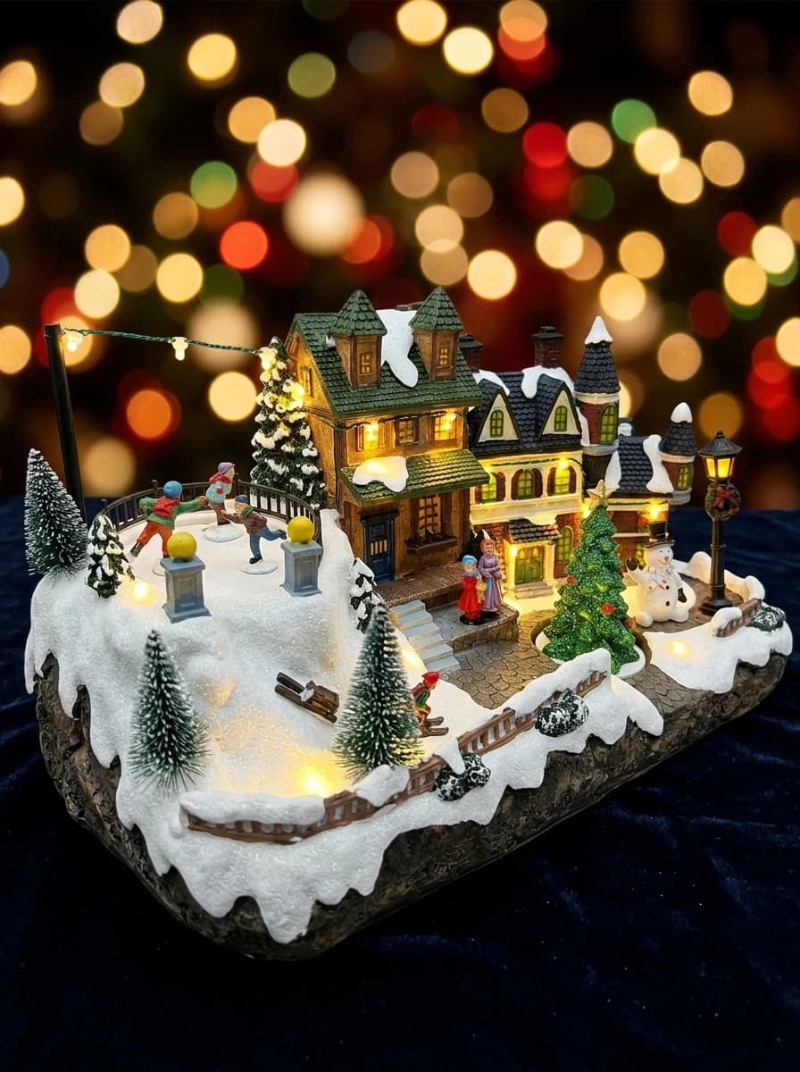 Animated LED Village Street Scene thumbnail 3