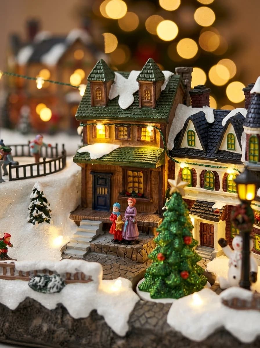Animated LED Village Street Scene thumbnail 4