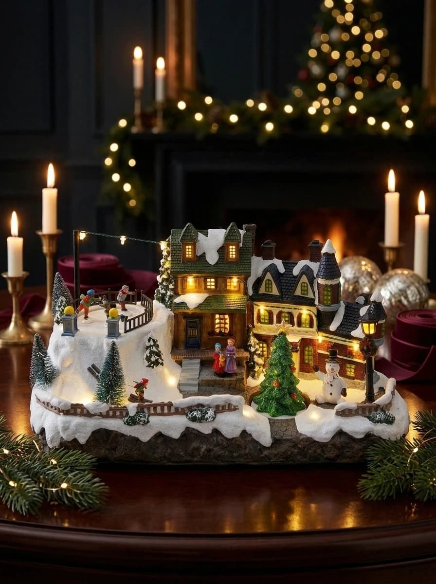Animated LED Village Street Scene thumbnail 5