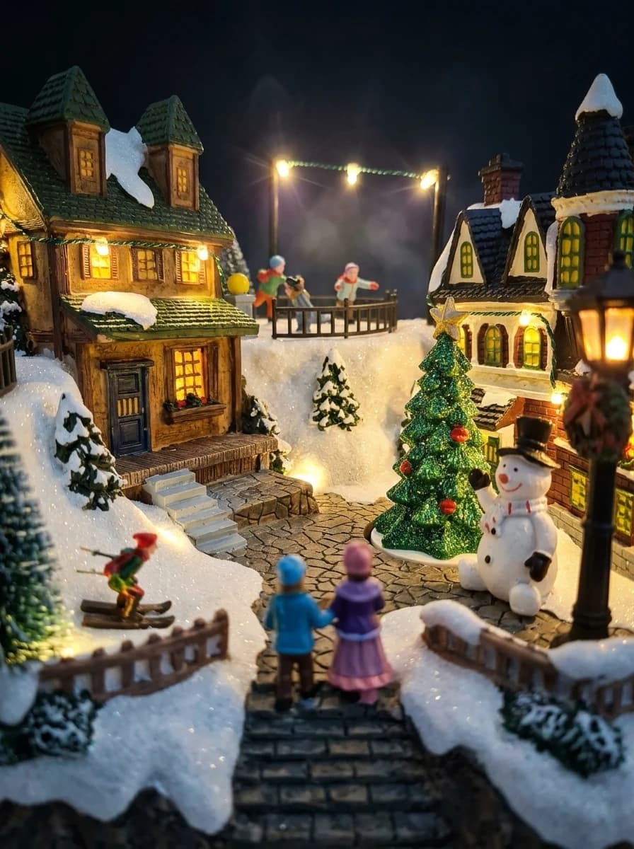 Animated LED Village Street Scene thumbnail 6