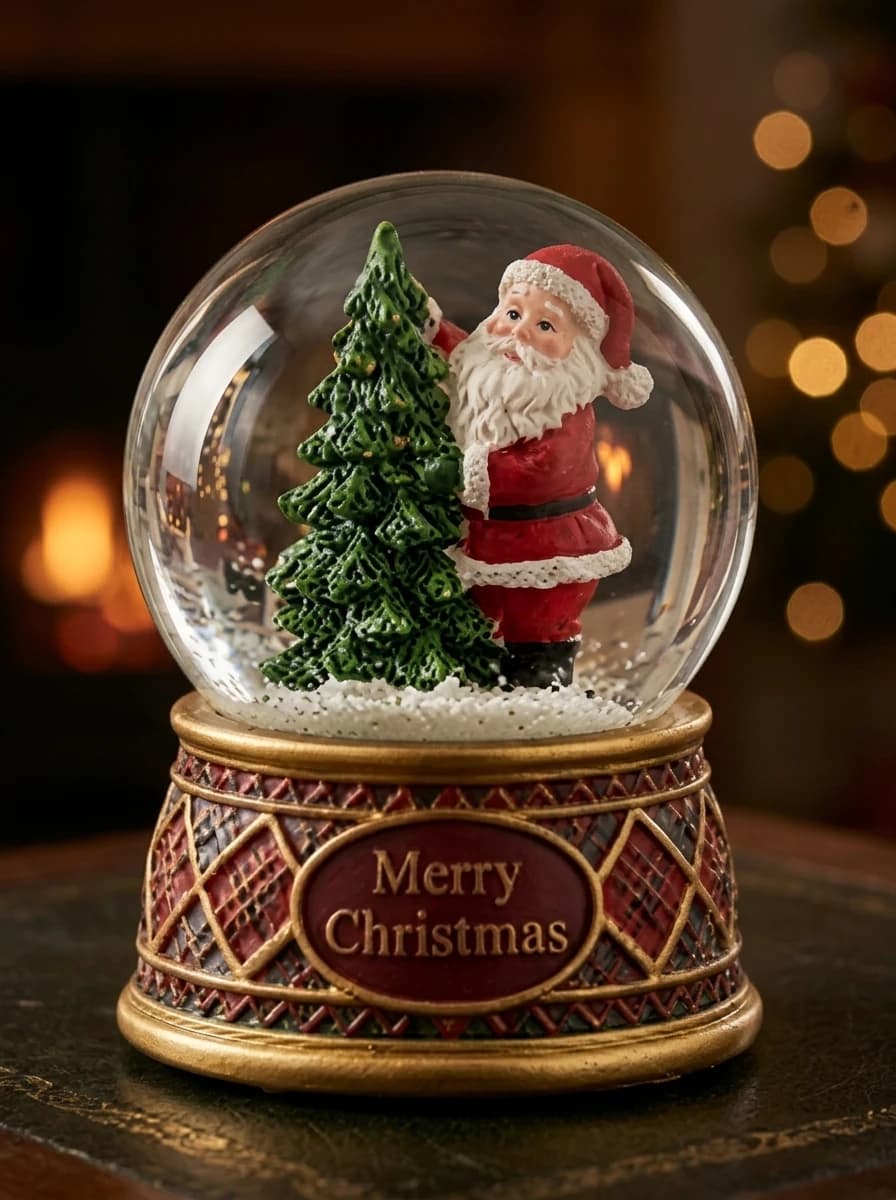 Petite Christmas Snow Globe