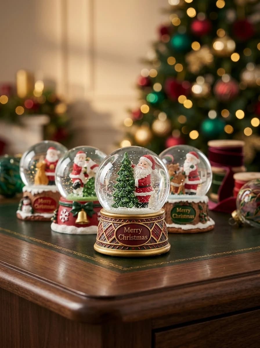 Petite Christmas Snow Globe thumbnail 2