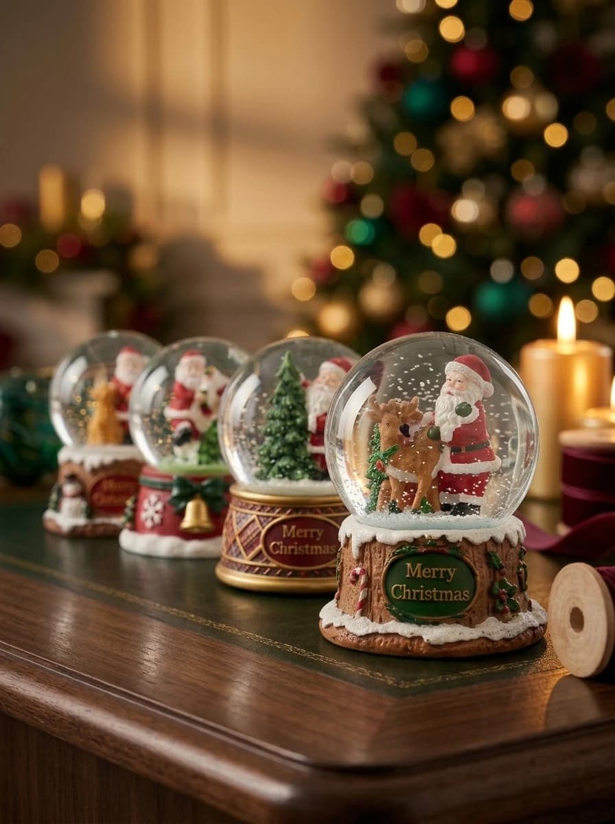 Petite Christmas Snow Globe thumbnail 3