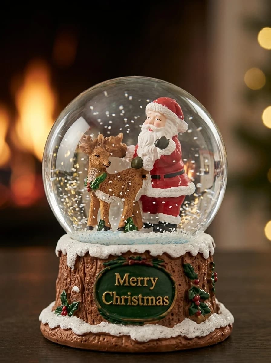 Petite Christmas Snow Globe thumbnail 5