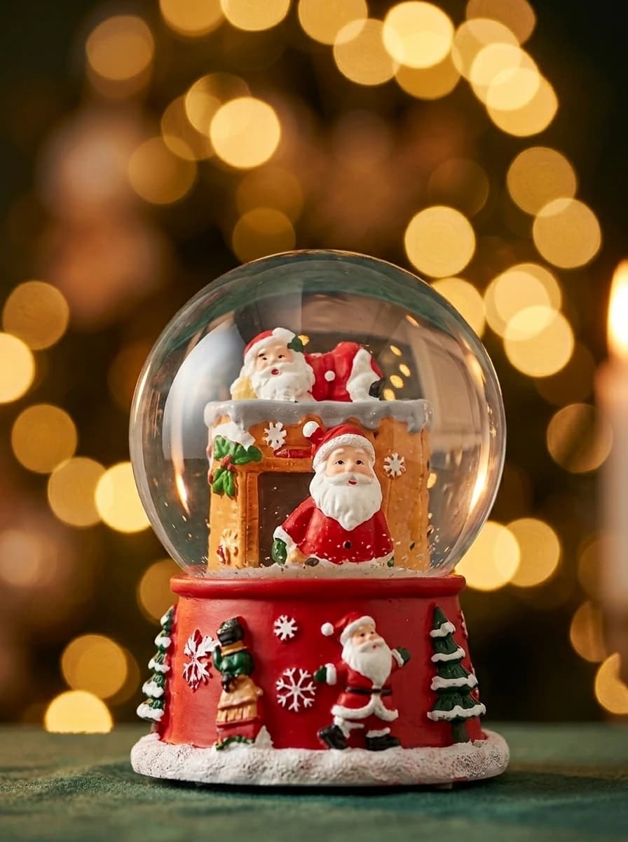 Mini Christmas Snow Globe thumbnail 2