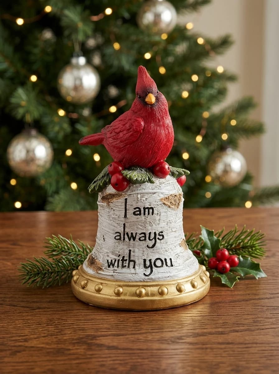 Cardinal Sentiment Bell Ornament thumbnail 5