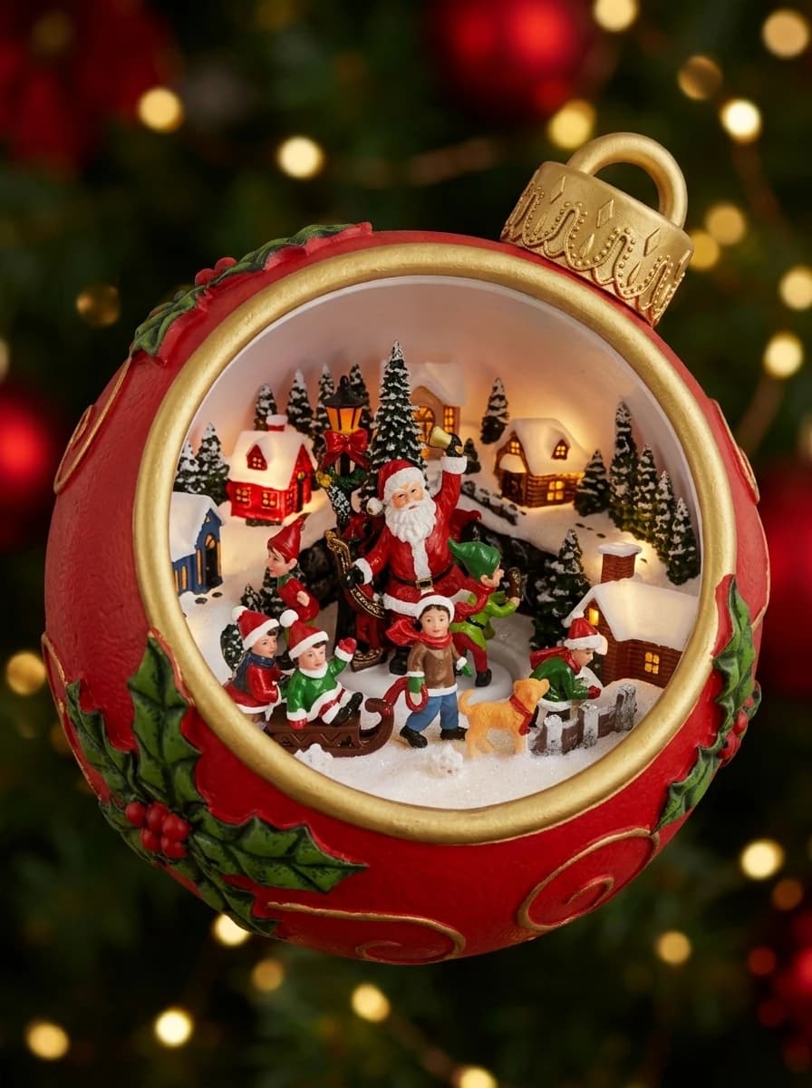 Large LED Musical Christmas Ball