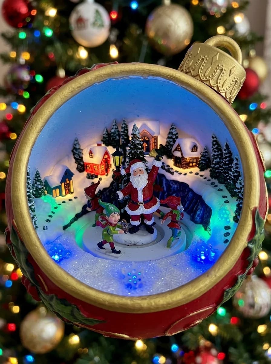 LED Musical Christmas Bauble thumbnail 3