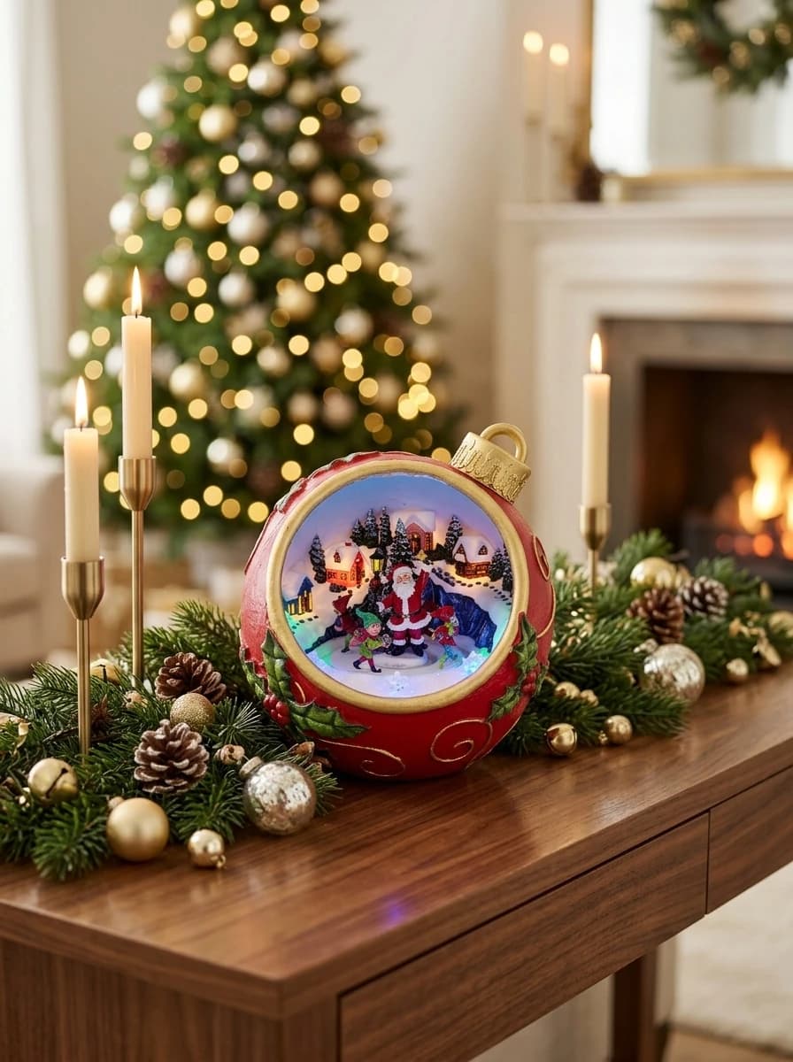 LED Musical Christmas Bauble thumbnail 4