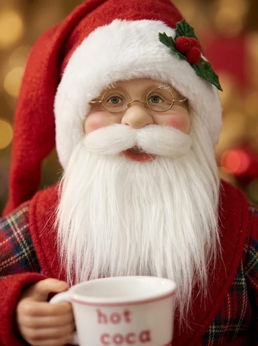 Seated Santa Figure, 44cm thumbnail 2
