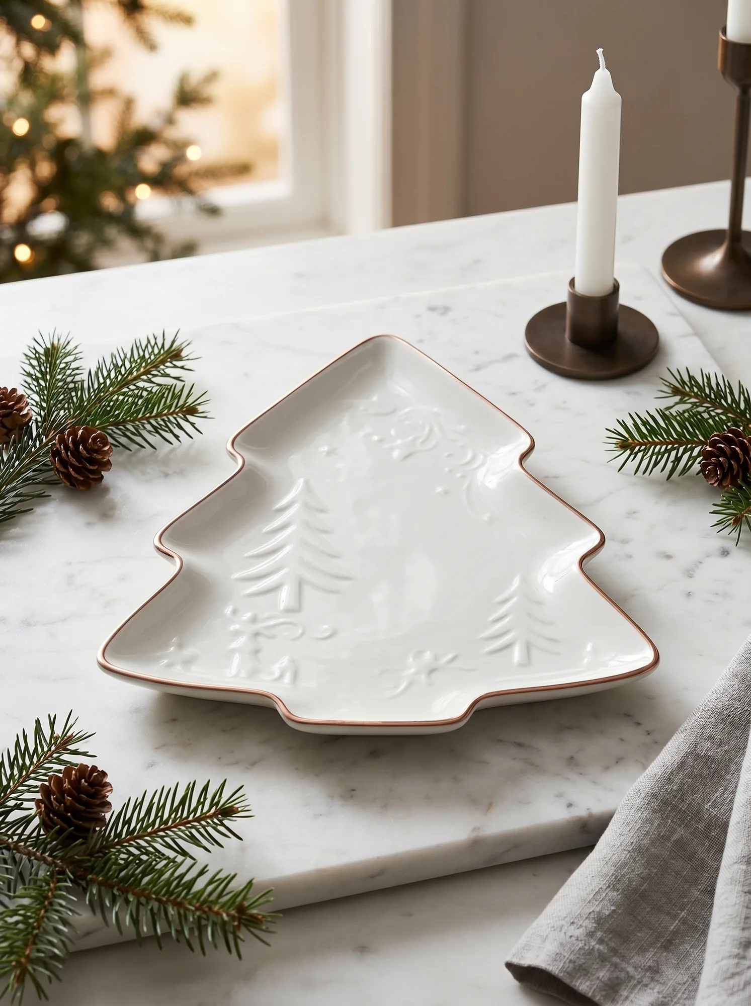 Christmas Tree Serving Plate thumbnail 2