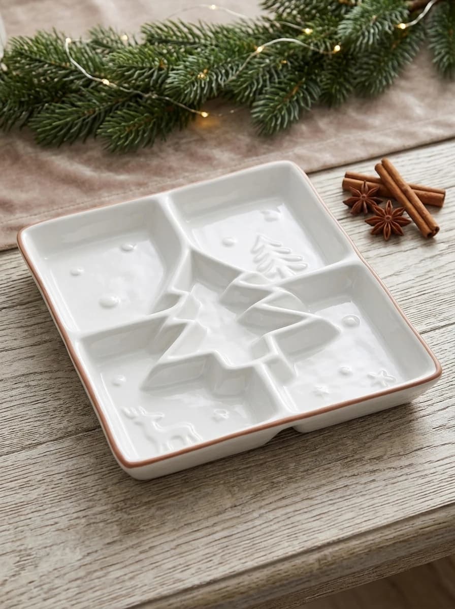 Christmas Divided Serving Platter thumbnail 2