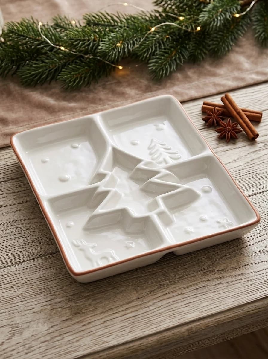 Christmas Divided Serving Platter thumbnail 4