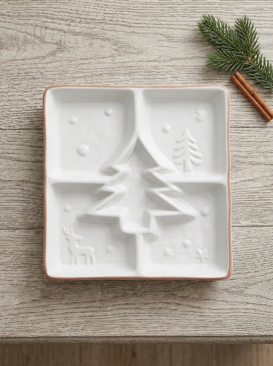 Christmas Divided Serving Platter thumbnail 5