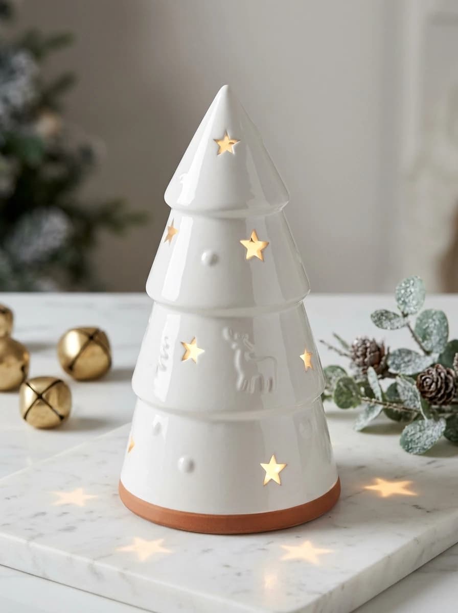 Ceramic Tree Tealight Holder