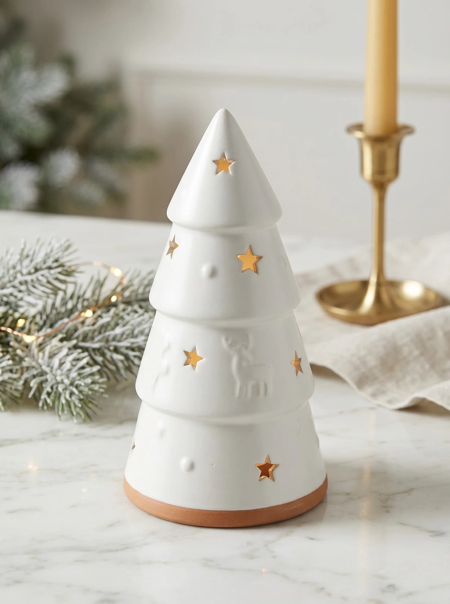 Ceramic Tree Tealight Holder thumbnail 6